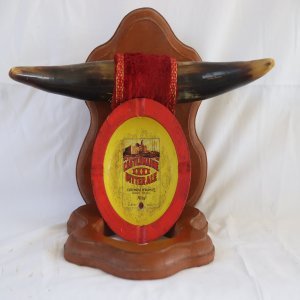 XXXX Beer Ashtray Bulls Horns 