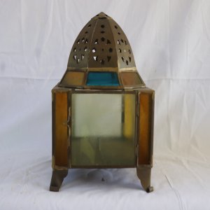Brass and Glass lead light
