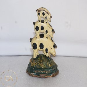 LOT 216 - Cast Iron 3 Pigs Stopper