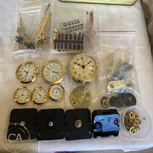 LOT 264 - Clock Parts and Bits