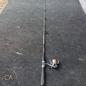 LOT 187 - Fishing Rod & Spin Reel