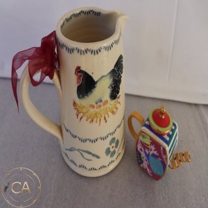 LOT 172 - Milk Jug & Mini Kettle