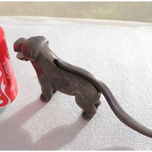 Lot 0225 - Vintage Cast Iron Dog Nutcracker – Approx. 20 cm (image 1)