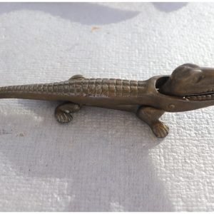Lot 0250 - Brass Alligator Novelty Nutcracker (image 1)