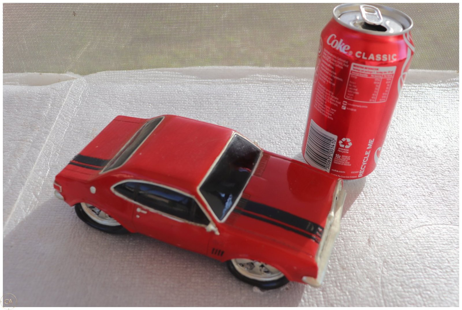 Lot 0276 - Holden Monaro GTS Red Ceramic Model Car (image 1)
