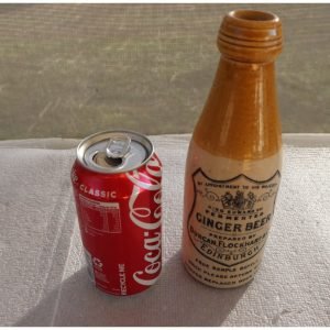 Lot 0273 - Antique Stoneware Ginger Beer Bottle - Duncan Flockhart Edinburgh (image 1)