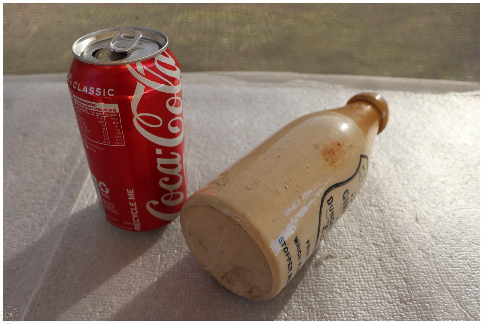 Lot 0273 - Antique Stoneware Ginger Beer Bottle - Duncan Flockhart Edinburgh (image 3)