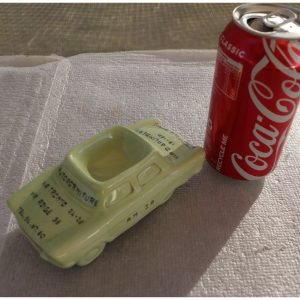 Lot 0271 - Vintage Ceramic Car Shaped Advertising Ashtray - Italian (image 1)