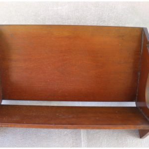 Lot 0287 - Vintage Wooden Wall Shelf / Display Rack (image 1)