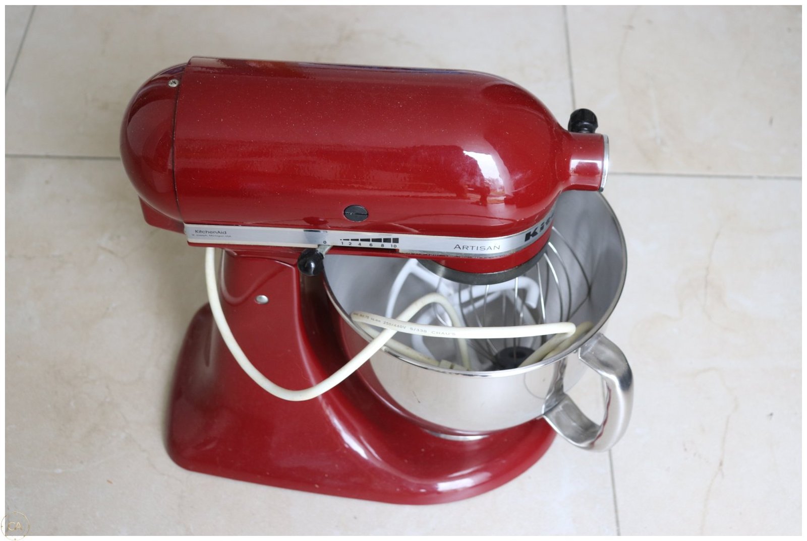 LOT 183 - KitchenAid Artisan Stand Mixer — Empire Red
