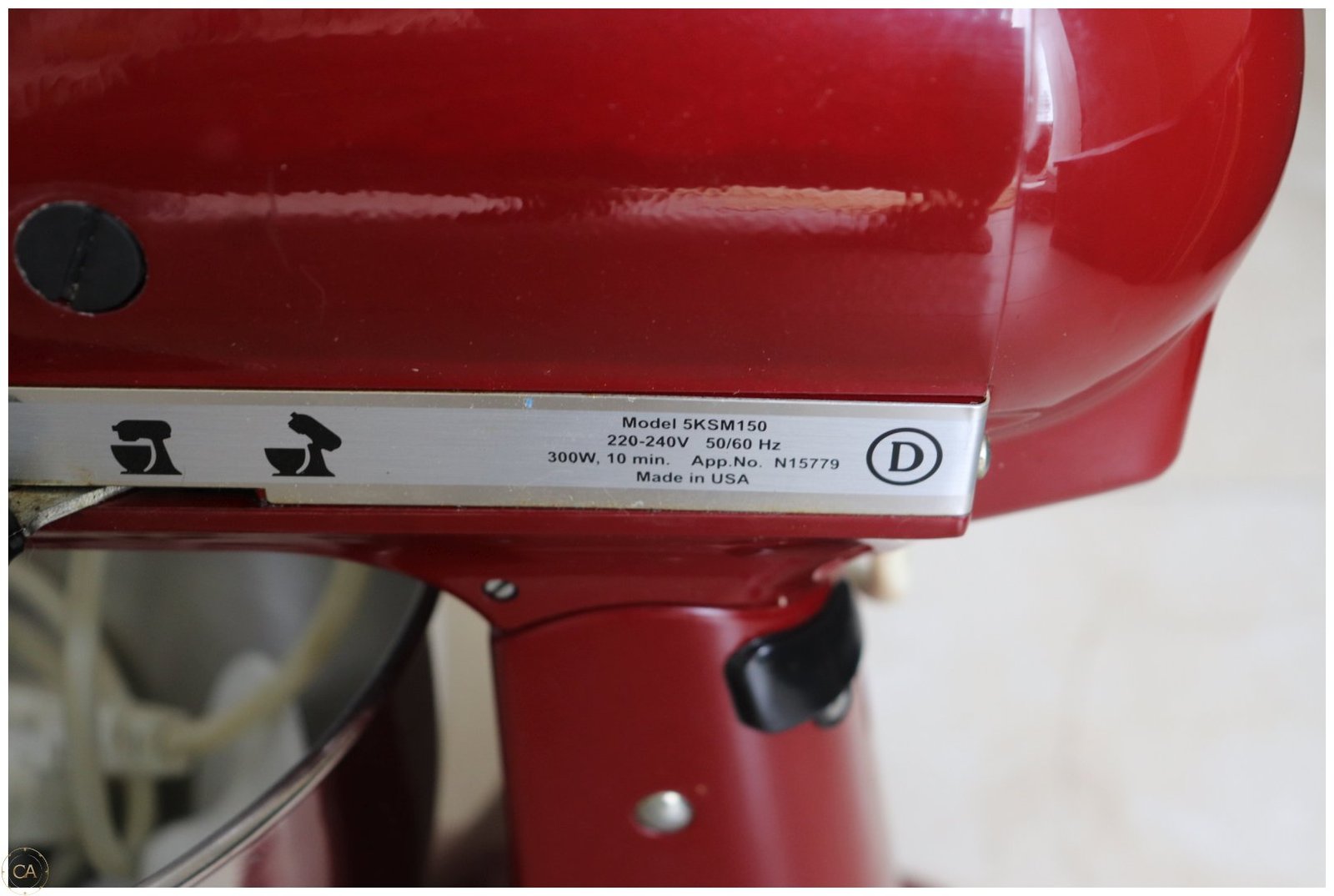 LOT 183 - KitchenAid Artisan Stand Mixer — Empire Red - Image 3