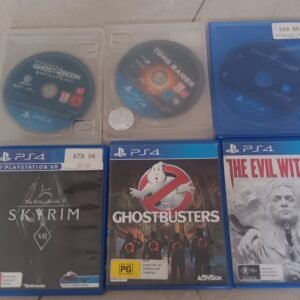 PlayStation 4 game bundle including Skyrim VR and Ghostbusters