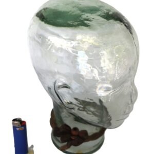 Vintage Glass Mannequin Head Form