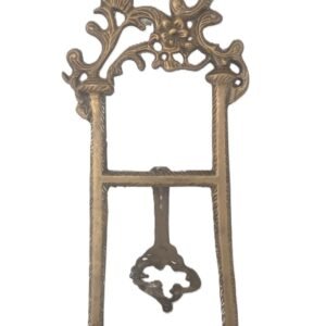 LOT 252 - Ornate Brass Display Easel / Plate Stand