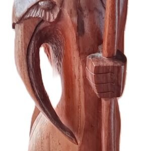 LOT 240 - Carved Timber Figure 'Natural Unity' (1993) — Signed
