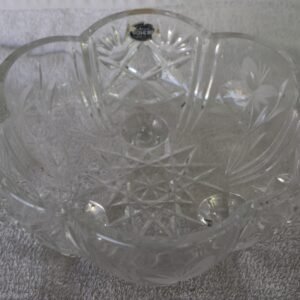 LOT 178 - Bohemia Lead Crystal Three‑Footed Bowl