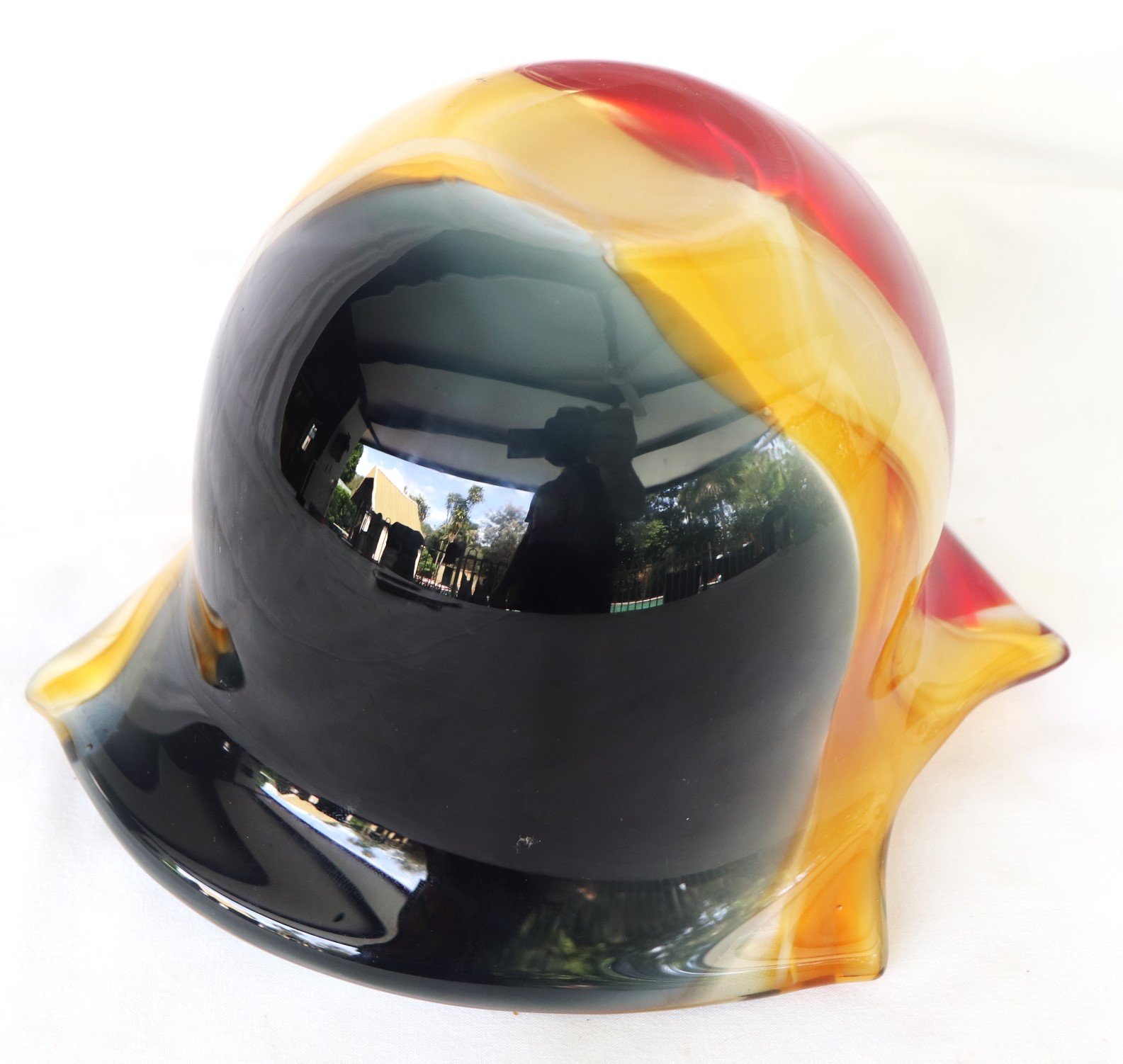 Murano glass bowl base view
