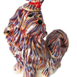 Blue Sky Clayworks Shih Tzu dog teapot