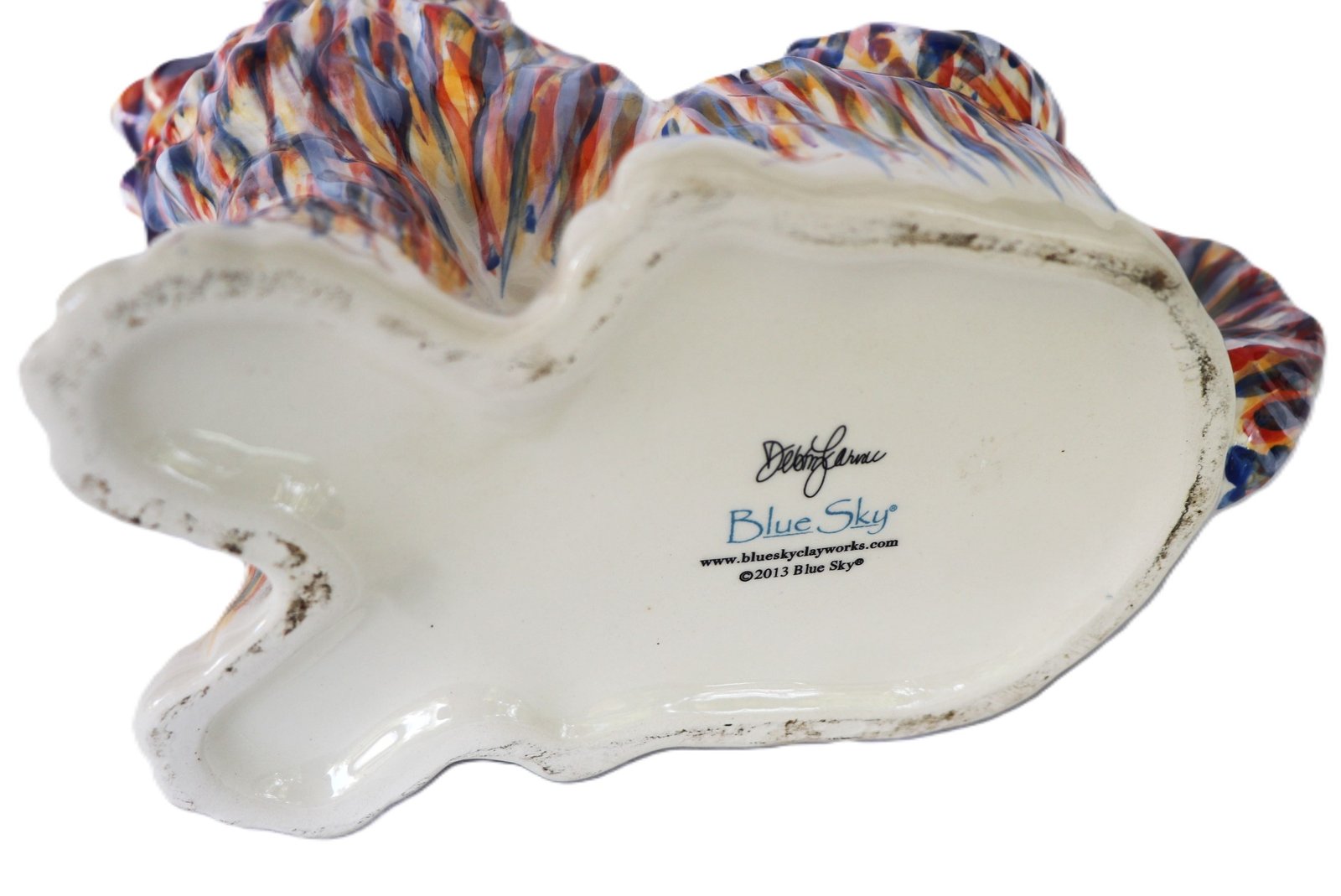 Lot FRZ-0031 - Blue Sky Clayworks Shih Tzu Dog Teapot by Debra Glasser (2013) (image 3)