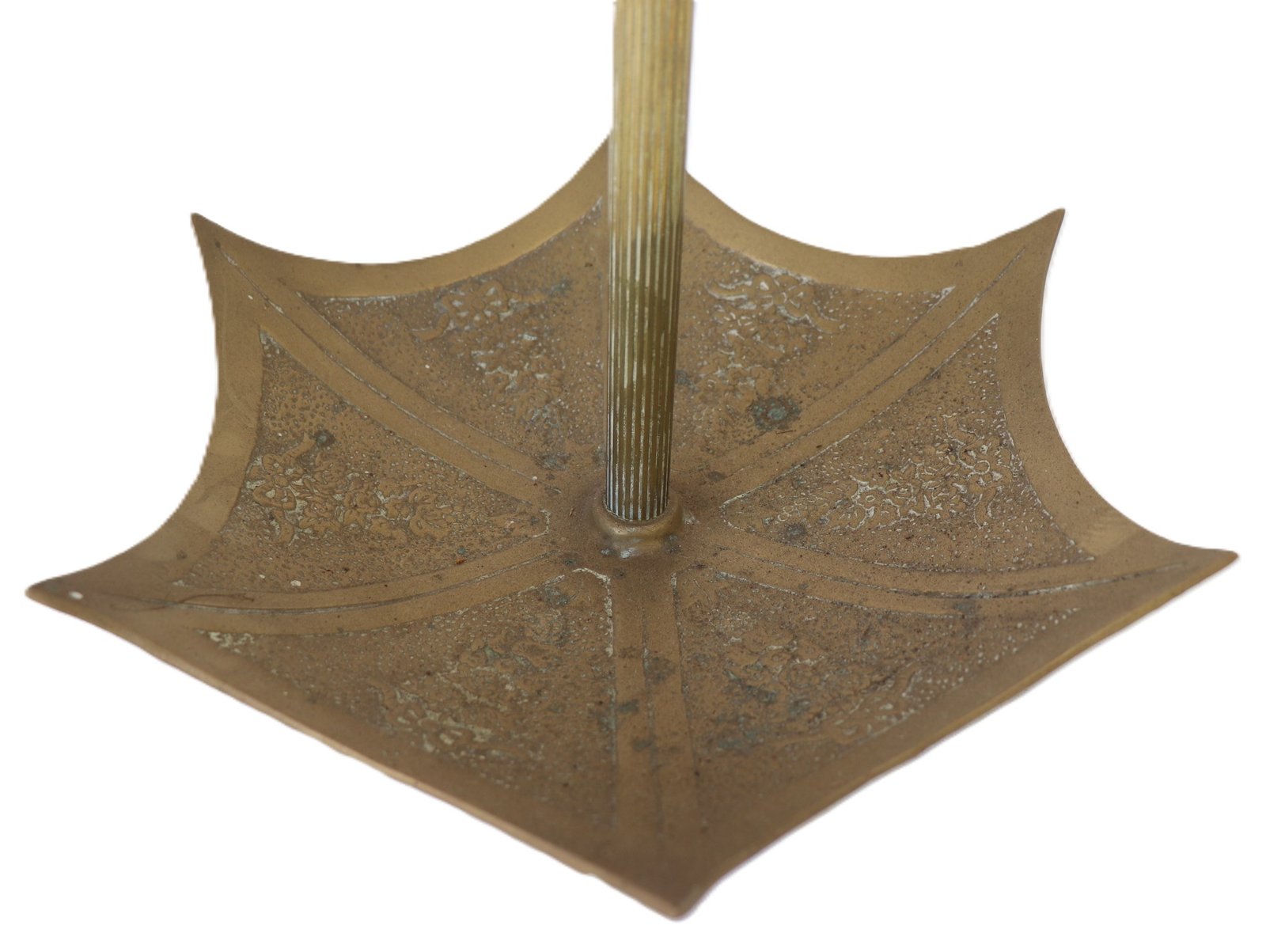 Lot FRZ-0048 - Vintage Brass Umbrella Stand – Umbrella Base Design (image 3)