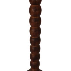 tall wooden candle stand