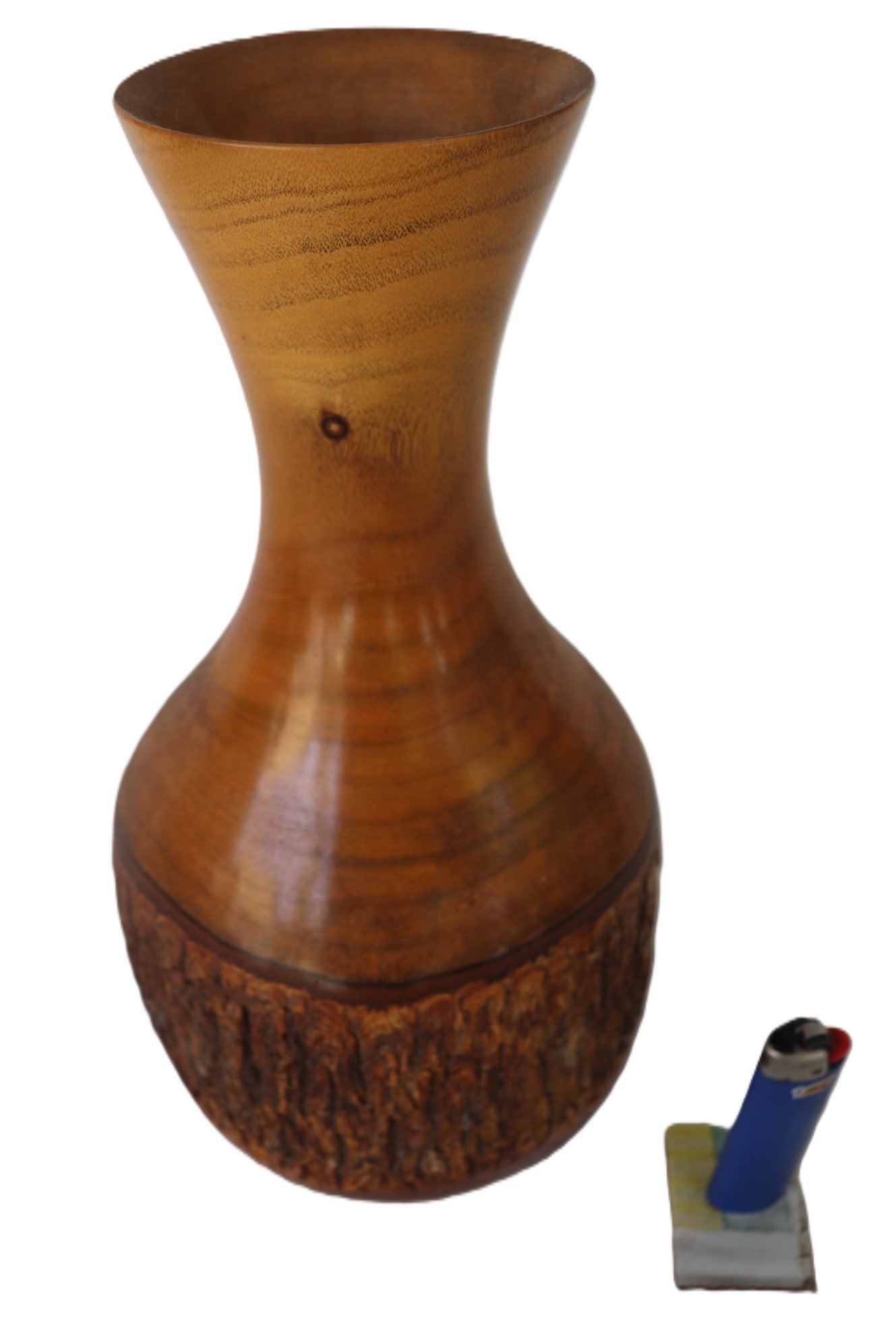 Camphor Laurel hand-turned wood vase