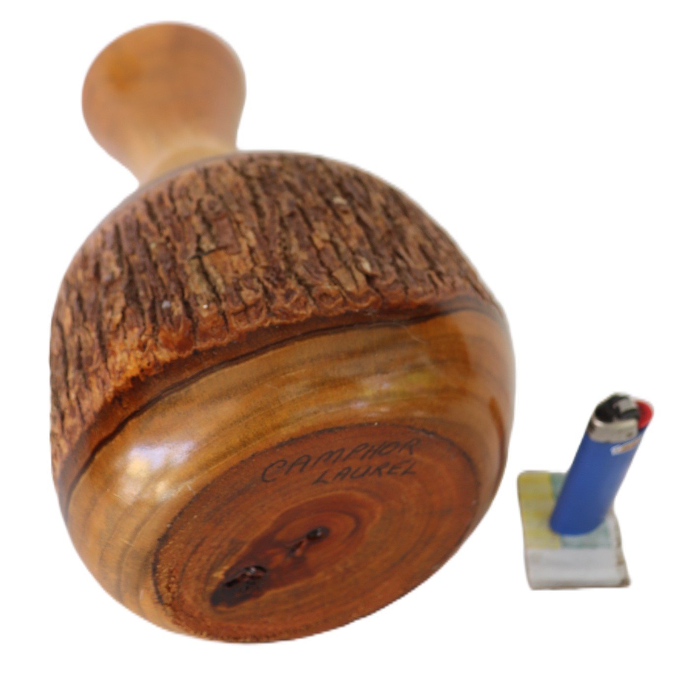Lot FRZ-0093 - Camphor Laurel Hand-Turned Wood Vase (image 3)