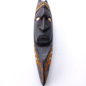 Papua New Guinea Sepik Canoe Mask – Cowrie-Shell Eyes,