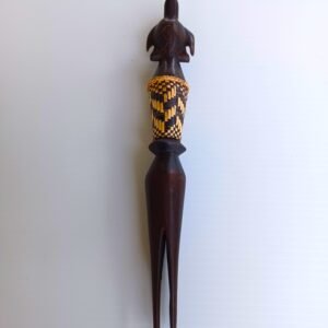 Melanesian/Oceanic carved hair fork / hair pick