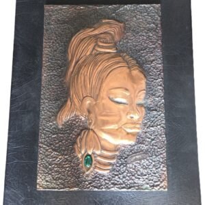 Del Millee embossed copper art