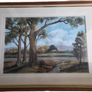Australian rural landscape painting