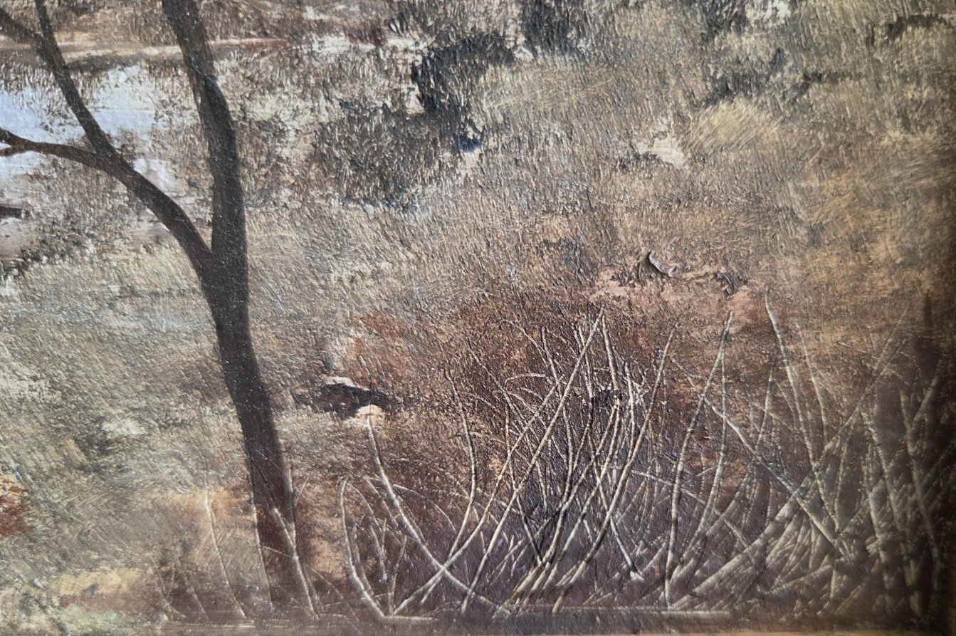 Lot CA-0012 - Vintage Australian Outback Landscape Oil Painting – Framed (image 2)