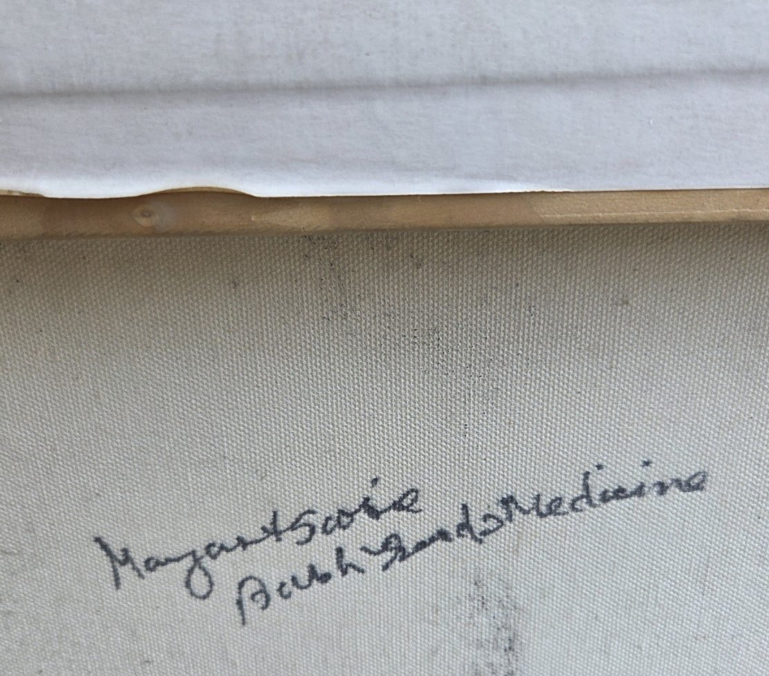 Lot CA-0018 - Margaret Scobie – Bush Seeds Medicine (Original Aboriginal Art) (image 2)