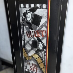 Quiet On The Set framed wall art
