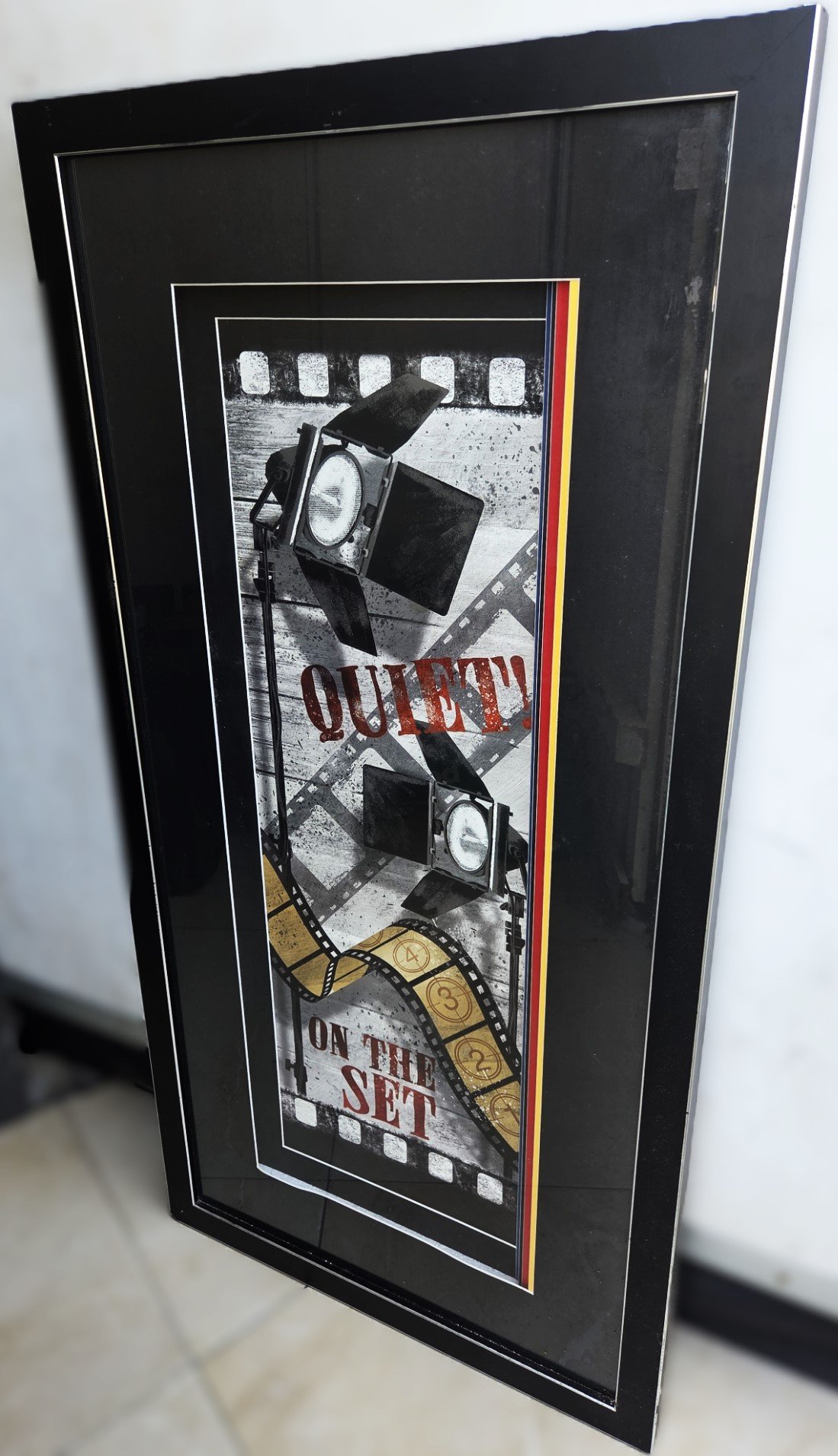 Quiet On The Set framed wall art