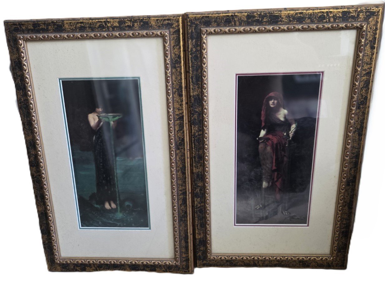Framed John Collier Priestess of Delphi licensed art print
