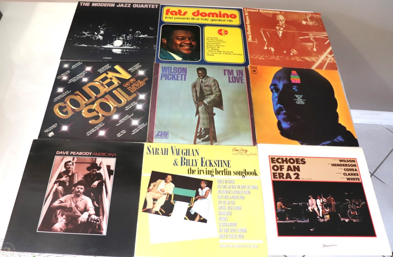 Jazz and soul vinyl record collection
