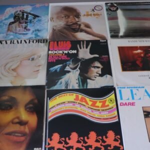 Mixed genre vinyl record lot