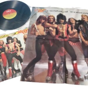 Rabbit Too Much Rock N Roll front cover and vinyl