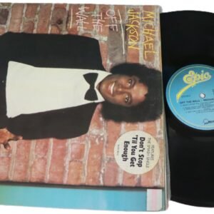 Michael Jackson Off the Wall front cover and vinyl