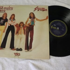 Ted Mulry Gang Struttin front cover and vinyl