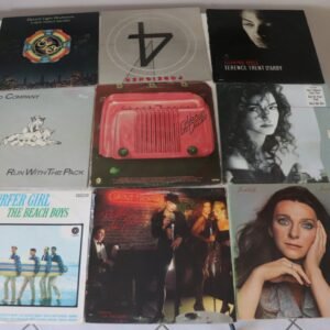 Classic rock vinyl lot front covers