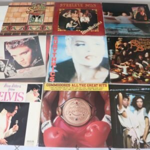 Elvis Presley and mixed vinyl collection front covers