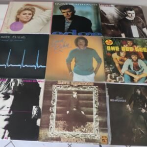 Australian and pop rock vinyl collection front covers