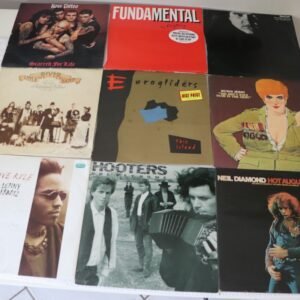 Australian rock vinyl collection front covers