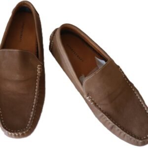 LOT 108 - Sportscraft Don Loafer – Tan Leather Slip-On Shoes Size 43