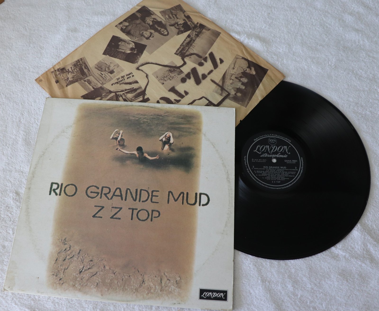 ZZ Top Rio Grande Mud vinyl record