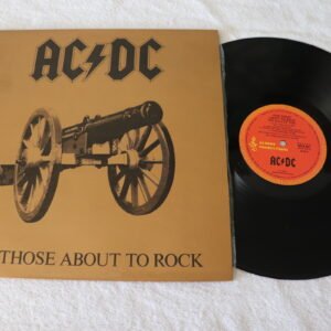 AC/DC For Those About to Rock vinyl record