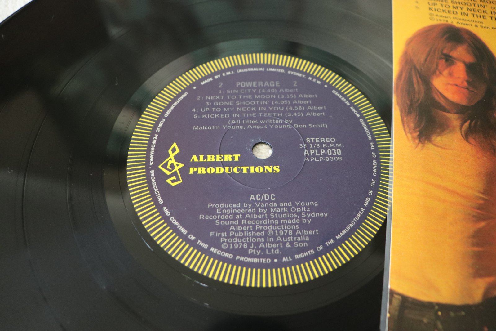 Lot MM-0071 - AC/DC – Powerage (1978, Albert Productions Australian Pressing) (image 4)