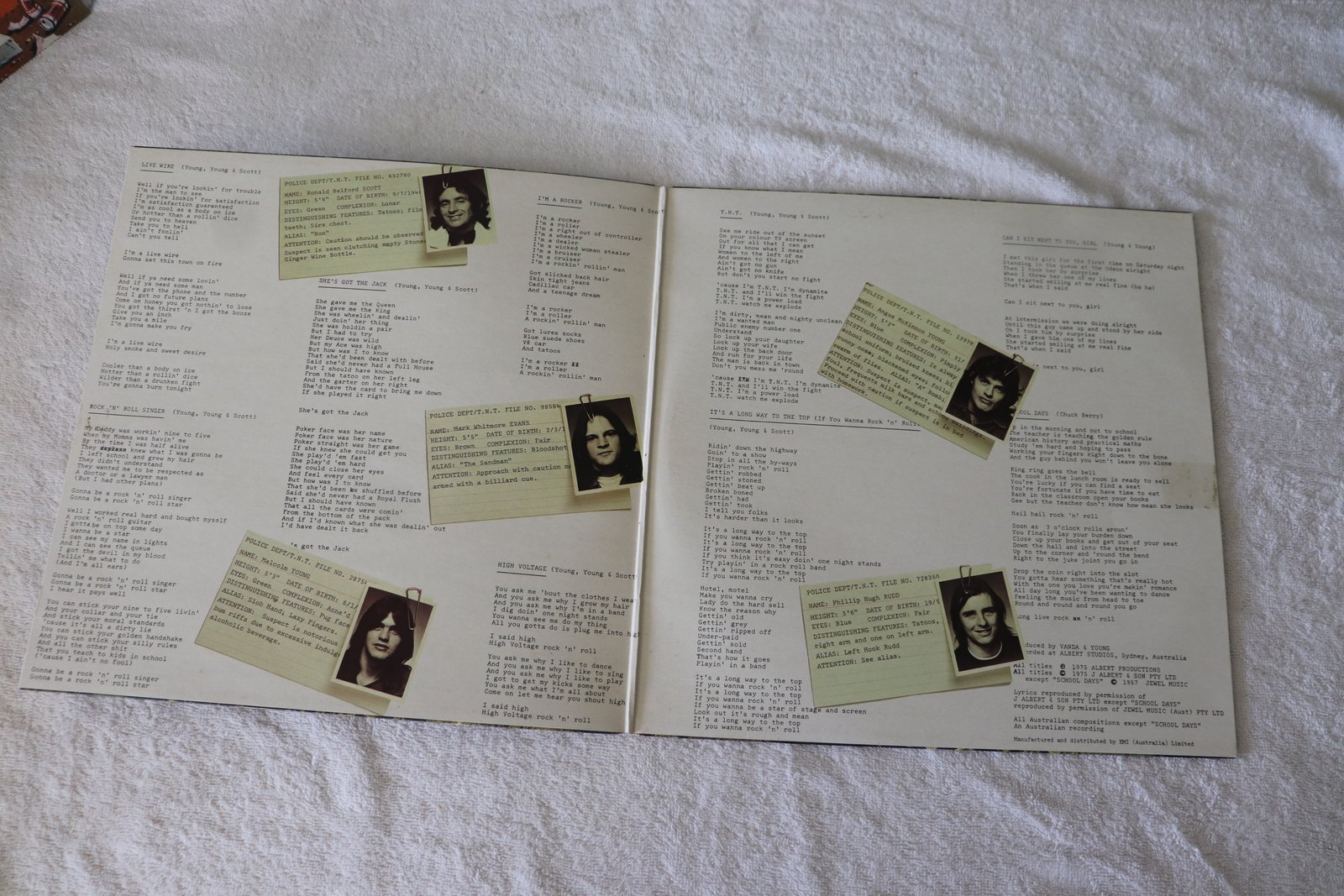 Lot MM-0072 - AC/DC – T.N.T. (1975, Albert Productions Australian Pressing) (image 5)